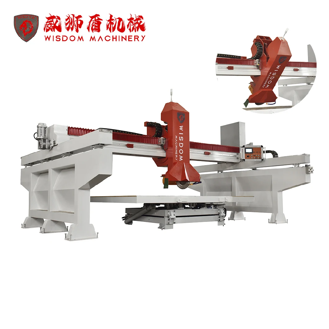 Wisdom Machinery Stone Bridge Machine for Cutting Slabs in America Canada Australia