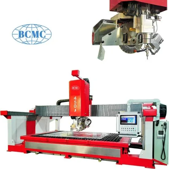 Bcmc Saw Jet 5 Axis CNC Máquina cortadora de losas de piedra Máquina CNC italiana a la venta