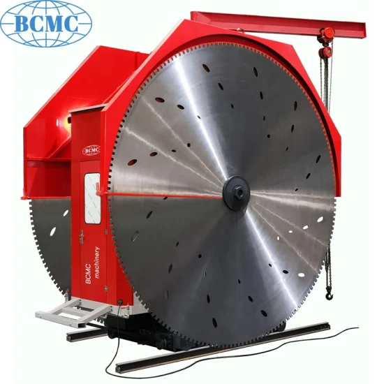 Máquina de corte de piedra Bcmc con certificación CE Automática 380V/220V Alta eficiencia/velocidad Máquina de minería de bloques de piedra de cantera de mármol de granito de doble hoja