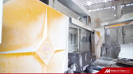 Máquina de sierra de hilo de diamante CNC para cantera de bloques y corte de losas