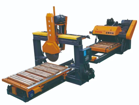 Cortador de bordillo duro automático de alta eficiencia Dafon/máquina cortadora de bordillo para procesar mármol/granito con precio de fábrica