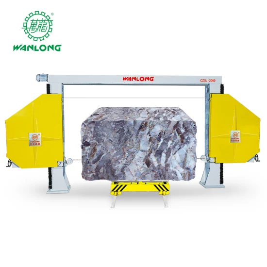 Máquina automática de sierra de hilo diamantado Wanlong Máquinas de piedra de mármol y granito